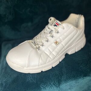 Fila Exchange 2K10 1SC039LX-126 Mens White Low Top Lifestyle Sneakers Shoes USED